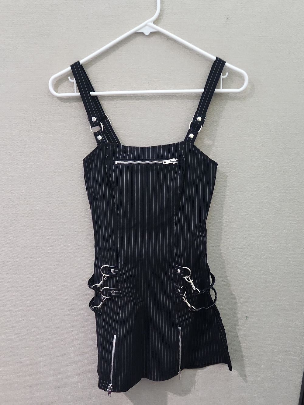 Lip Service Pinstriped Gangsta Prankstra Annette Dress Size XS